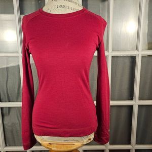 Smartwool Womens Red Pullover Sweater Medium